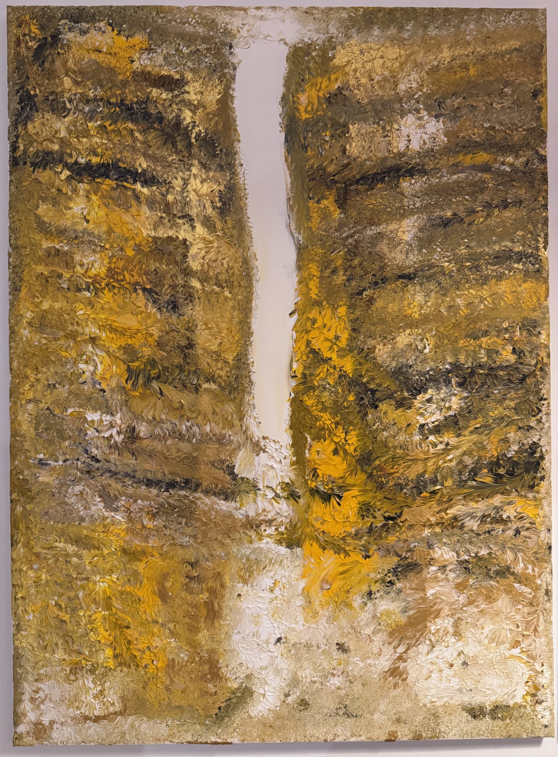 A Cascata no Ouro – handgemaltes Originalgemälde, 60 × 80 cm